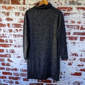 Uniqlo Charcoal Grey Mock Neck Sweater Dress